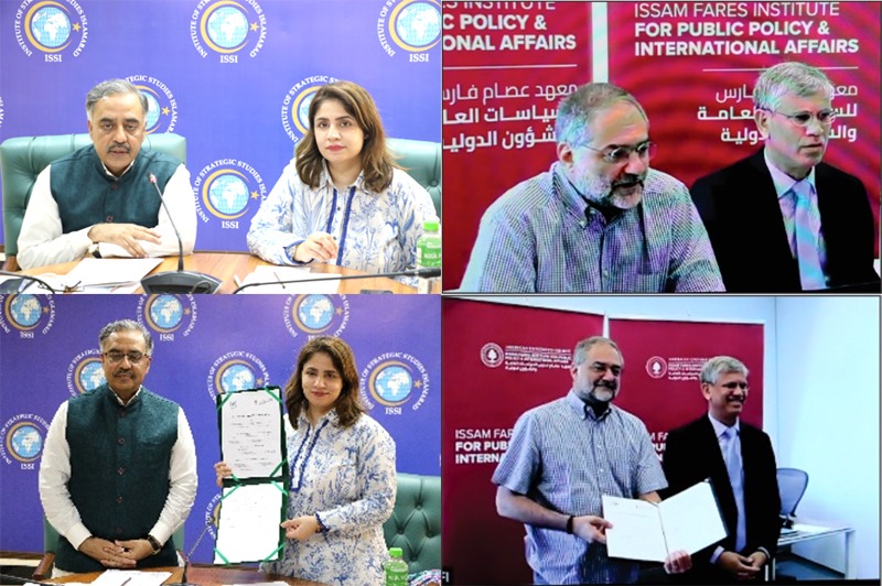 Pakistani and Lebanese Think Tanks Sign Historic MoU, imege by ISSI