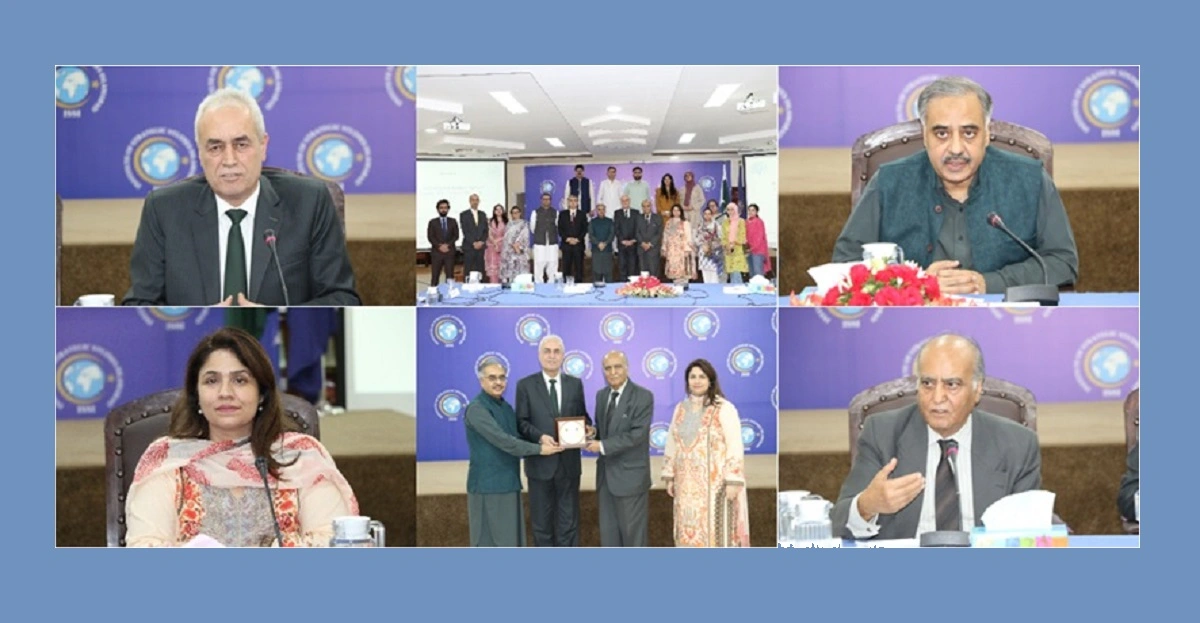 Pakistani Think Tank Honors Palestinian Ambassador, Photo ISSI Pakistani Think Tank Honors Palestinian Ambassador, Photo ISSI