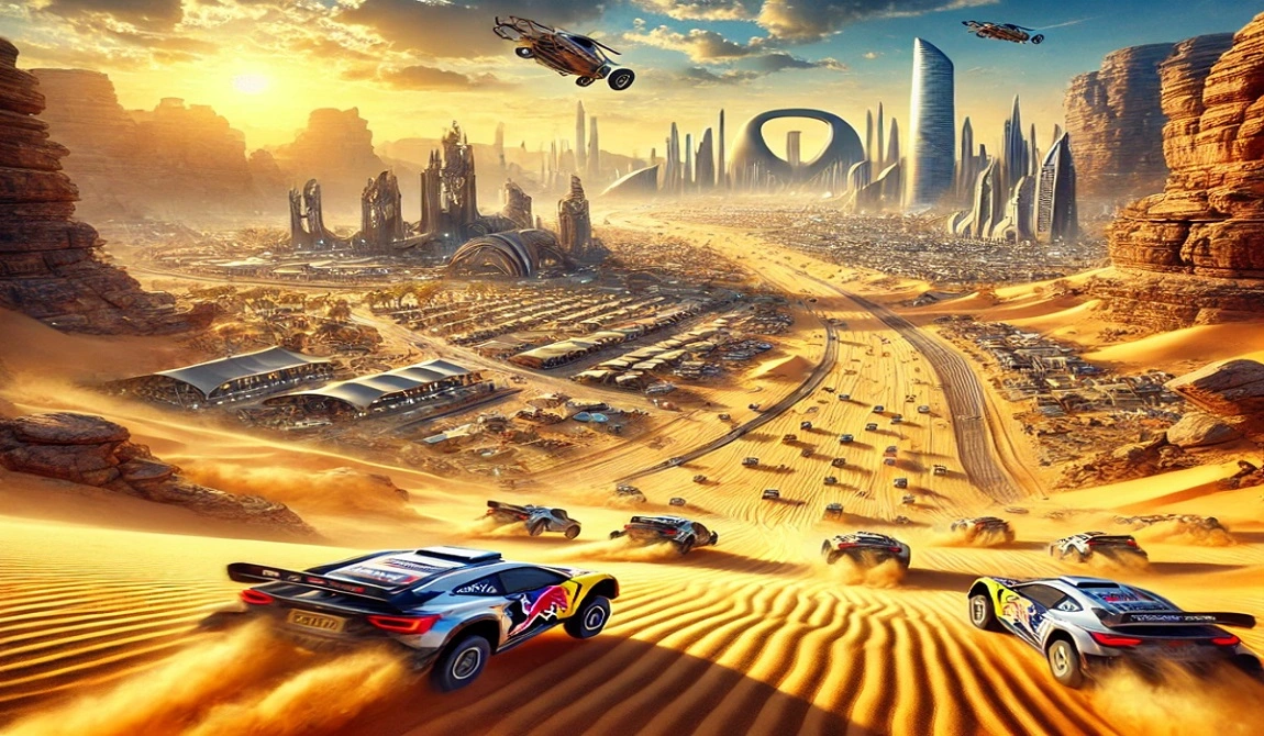 Saudi Arabia's Sporting Renaissance From Dakar to FIFA 2034, PHOTO-AI-GPT Saudi Arabia's Sporting Renaissance From Dakar to FIFA 2034, PHOTO-AI-GPT