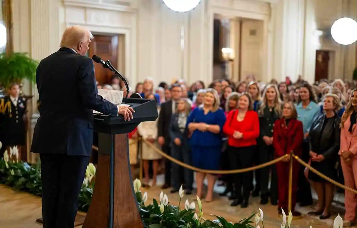 Fact check Report Trump tells Americans ‘it won’t be easy, Photo the White house