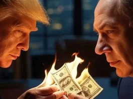 $1 Billion a Day The True Cost of the Israel–US War on Iran, Photo AI Genrated