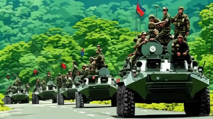 Behind the Battle Is Thailand-Cambodia Really China vs. U.S., Photo AI Genreted