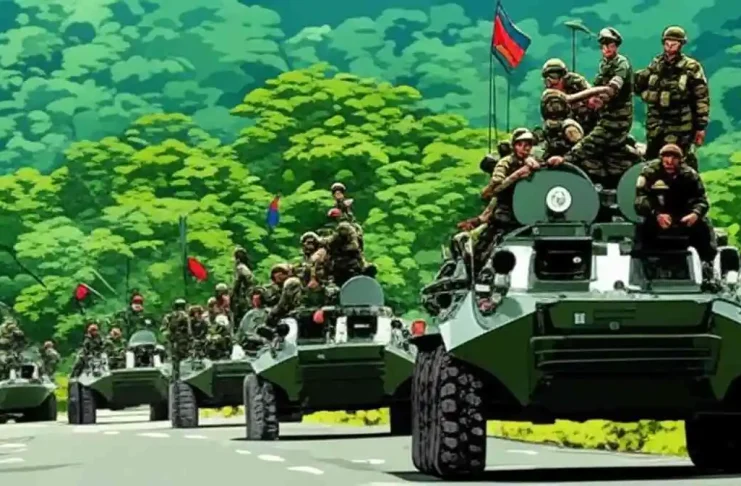 Behind the Battle Is Thailand-Cambodia Really China vs. U.S., Photo AI Genreted