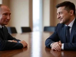 Zelensky Face-Off Is Putin Plotting a Trump Bypass Deal, Photo AI Genrated Grok