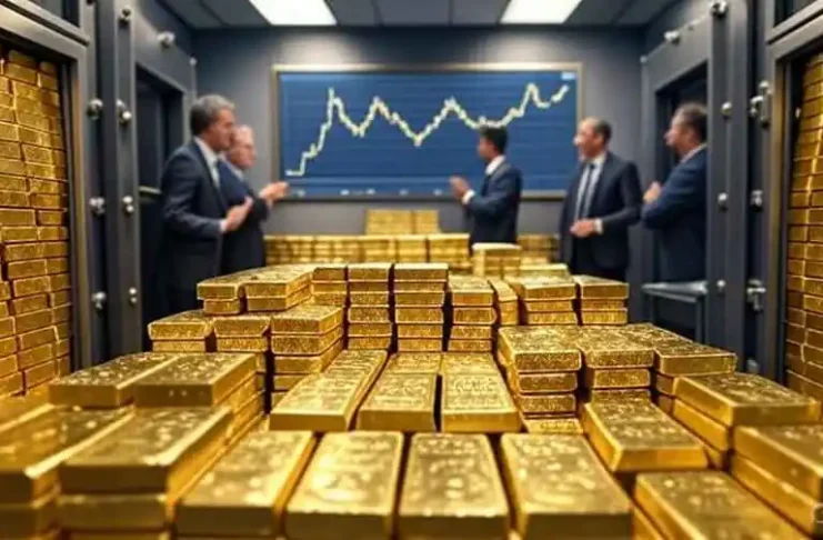 Is Gold the New Dollar Why Central Banks Are Betting on Gold, Photo AI Genrated