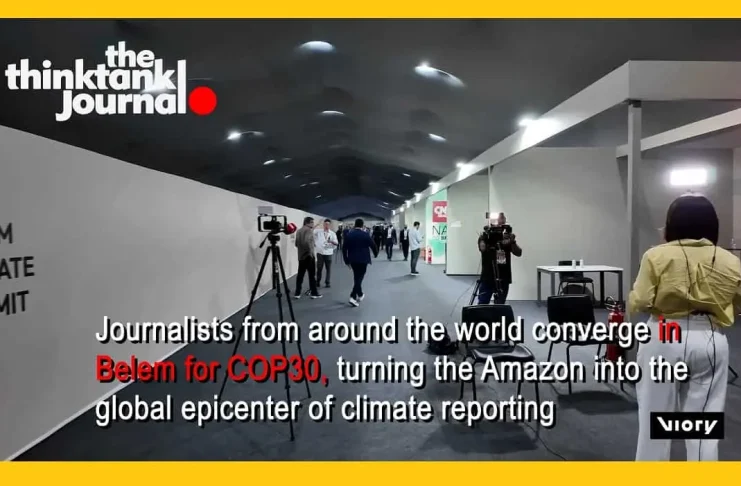 Global Media Unites in the Amazon | Inside COP30’s Media box for Climate Coverage, Photo THINK TANK PRODUCTIONS - VIORY