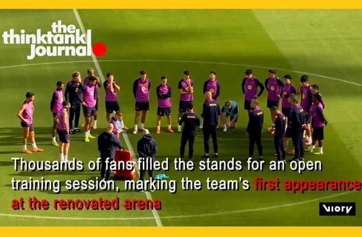 Barça Returns Home! Fans Flock to Reopened Spotify Camp Nou After 2.5 Years, Photo THINK TANK PRODUCTKONS - Viory