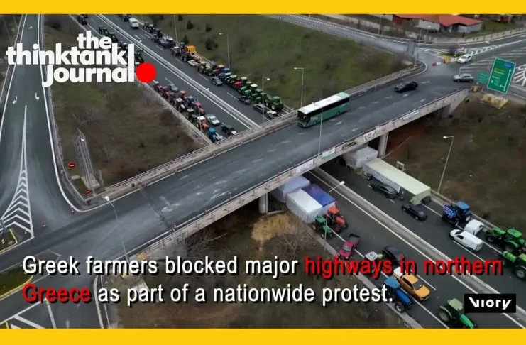 Greek Farmers Block Highways Over EU Subsidy Delays and Mercosur Trade Deal, Photo THINK TANK PRODUCTIONS