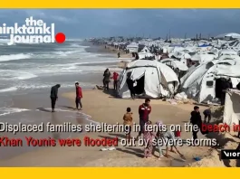 Storms Flood Displacement Camps in Gaza’s Khan Younis Storms Flood Displacement Camps in Gaza’s Khan Younis, Photo THINK TANK PRODUCTIONS
