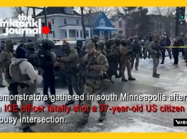 Protests Erupt in Minneapolis After ICE Officer Fatally Shoots US Citizen, Photo THINK TANK Productions
