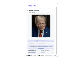 Trump's Fake Wikipedia Edit Calls Him Venezuela's Leader – World Reacts, Trump-Social